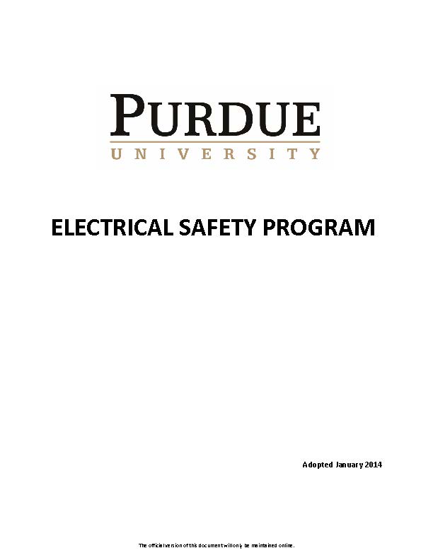 electrical safety program